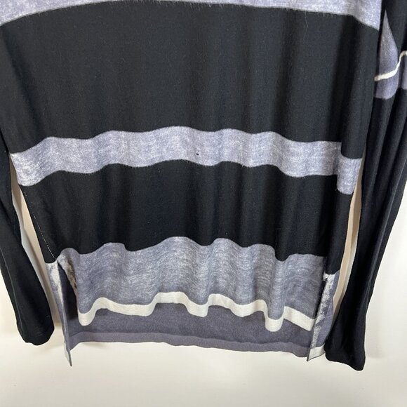 Kokun Overdyed Sweater Size M Pullover Bamboo Cashmere Gray Black Minimalist - Picture 3 of 10